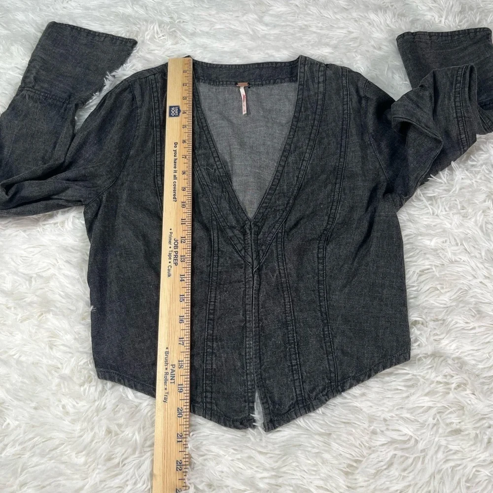 Free People | Caroline Top in Black Wash Color